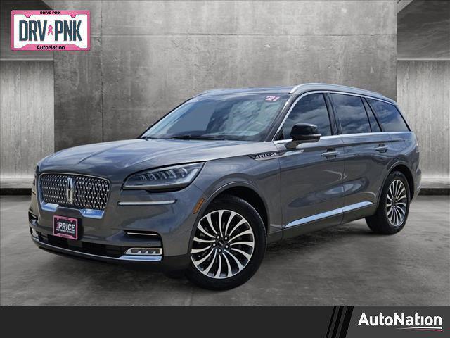 used 2021 Lincoln Aviator car, priced at $30,497