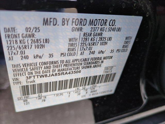 new 2025 Ford Maverick car, priced at $35,120