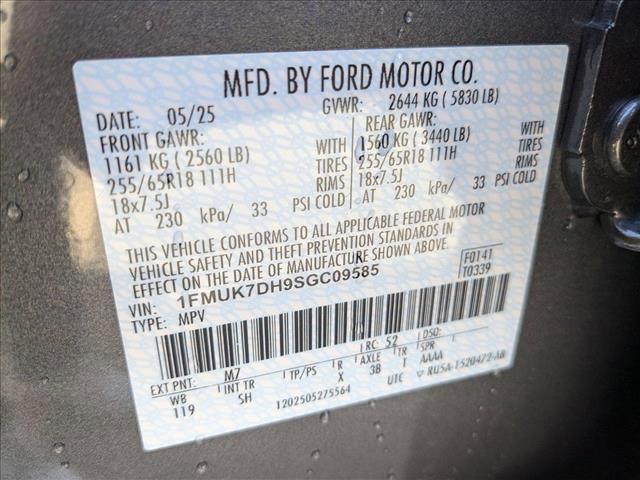 new 2025 Ford Explorer car, priced at $37,858