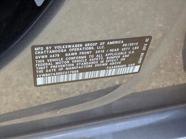 used 2014 Volkswagen Passat car, priced at $8,995