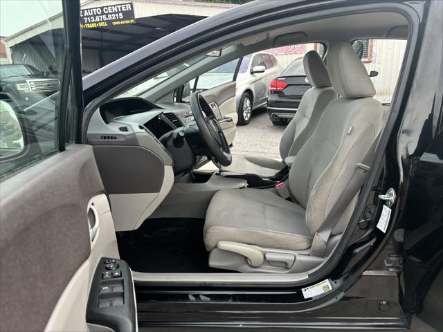 used 2012 Honda Civic car, priced at $6,995