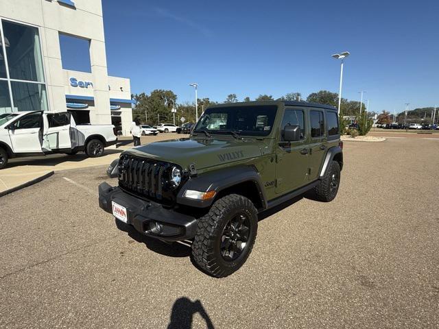 used 2021 Jeep Wrangler Unlimited car, priced at $37,262