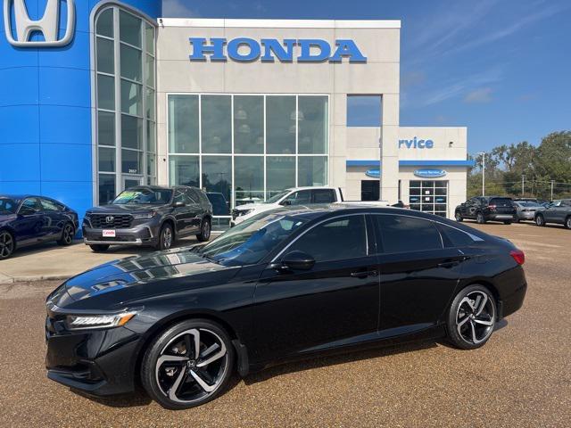 used 2021 Honda Accord car, priced at $27,857