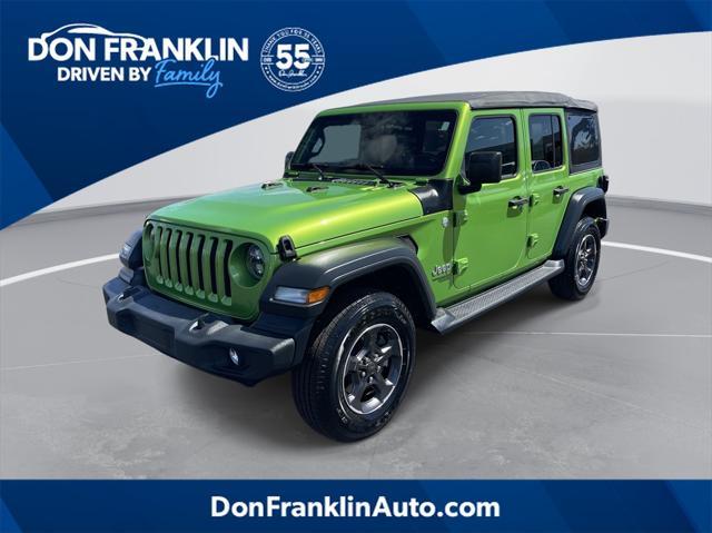 used 2018 Jeep Wrangler Unlimited car, priced at $24,888