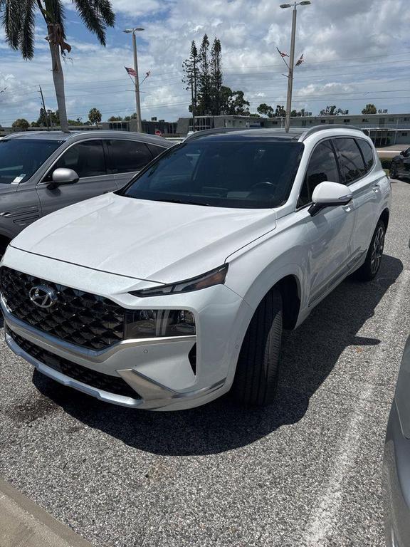 used 2021 Hyundai Santa Fe car, priced at $24,000