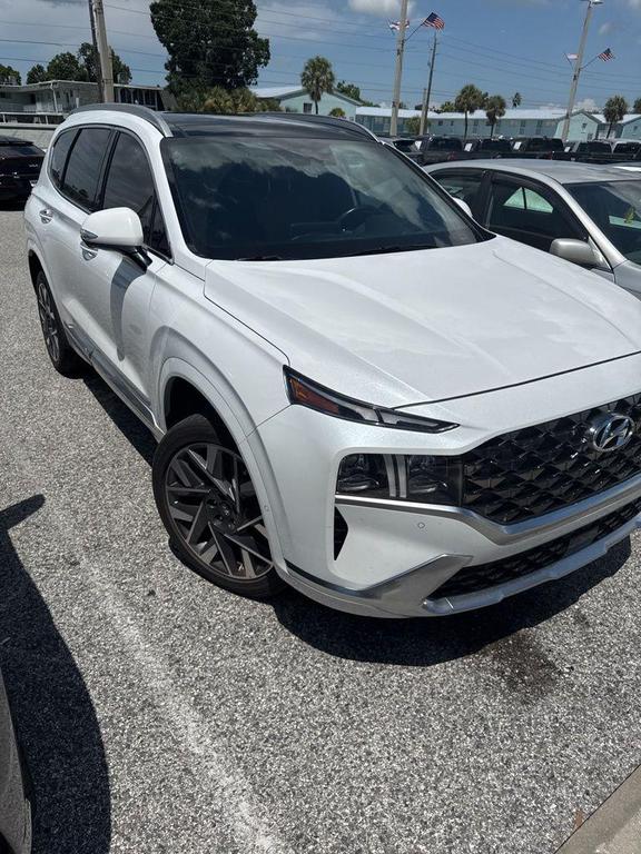 used 2021 Hyundai Santa Fe car, priced at $24,000