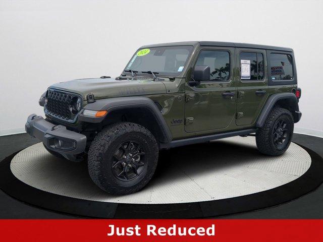 used 2024 Jeep Wrangler car, priced at $39,899