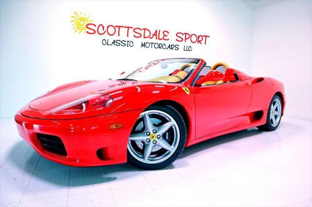 used 2002 Ferrari 360 Spider car, priced at $195,000