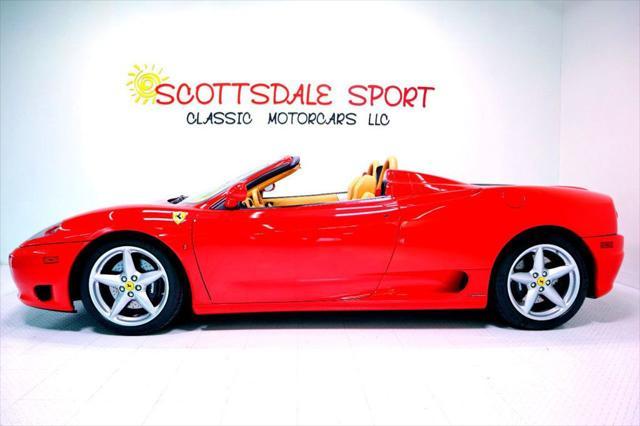 used 2002 Ferrari 360 Spider car, priced at $195,000