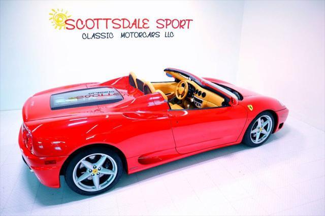 used 2002 Ferrari 360 Spider car, priced at $195,000