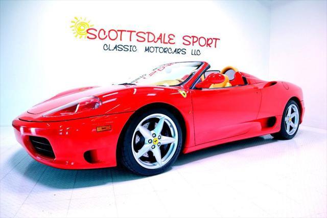 used 2002 Ferrari 360 Spider car, priced at $195,000