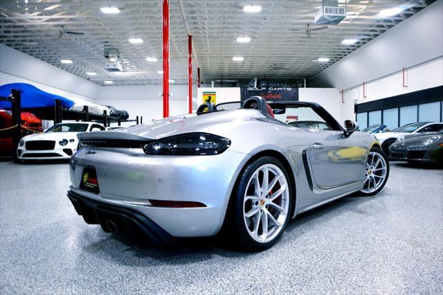 used 2021 Porsche 718 Spyder car, priced at $135,000