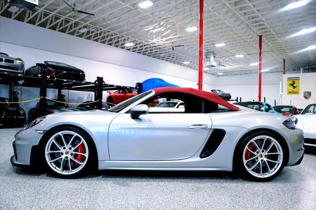 used 2021 Porsche 718 Spyder car, priced at $135,000