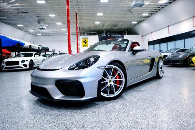 used 2021 Porsche 718 Spyder car, priced at $135,000