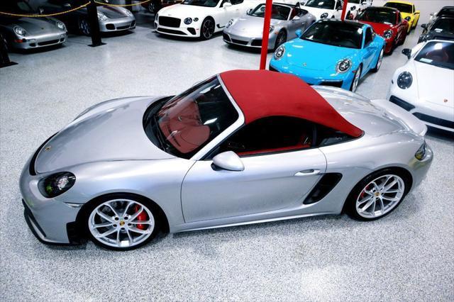 used 2021 Porsche 718 Spyder car, priced at $135,000