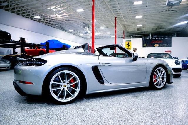 used 2021 Porsche 718 Spyder car, priced at $135,000