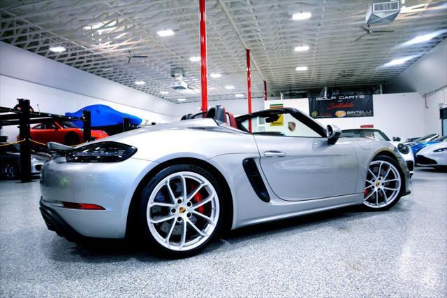 used 2021 Porsche 718 Spyder car, priced at $135,000