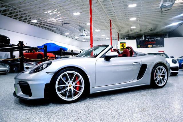 used 2021 Porsche 718 Spyder car, priced at $135,000