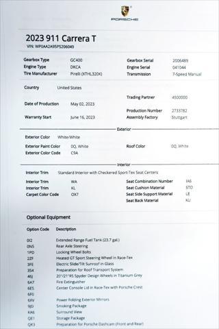 used 2023 Porsche 911 car, priced at $155,500
