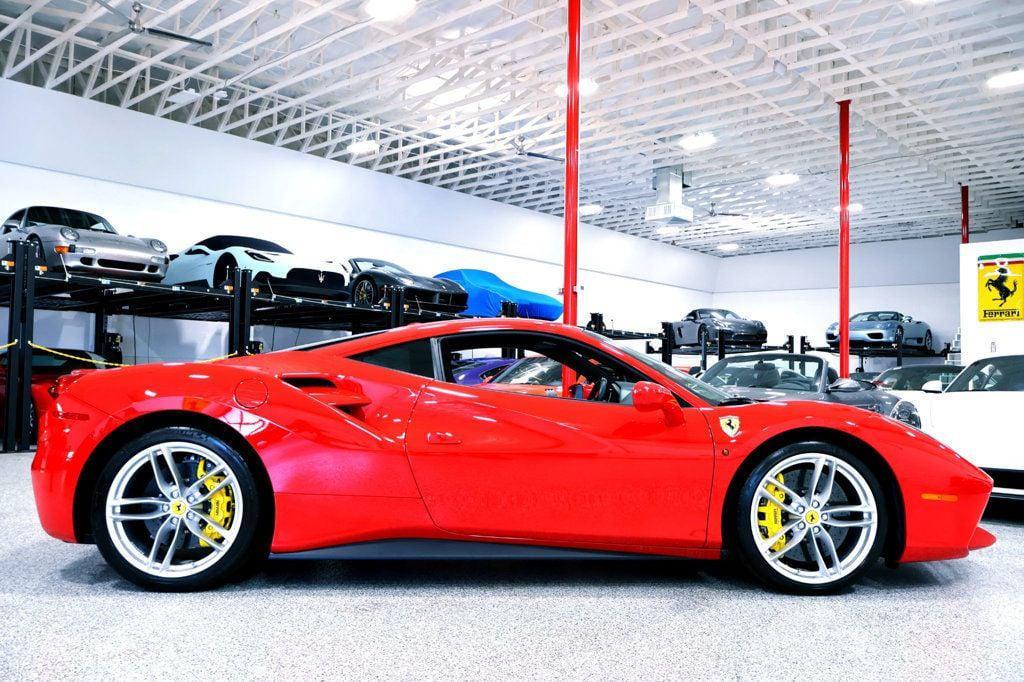 used 2018 Ferrari 488 GTB car, priced at $285,500