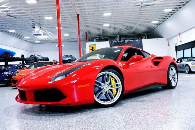 used 2018 Ferrari 488 GTB car, priced at $295,500