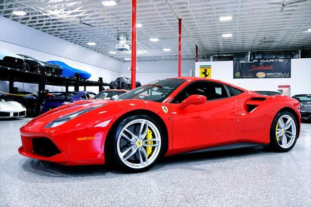 used 2018 Ferrari 488 GTB car, priced at $295,500