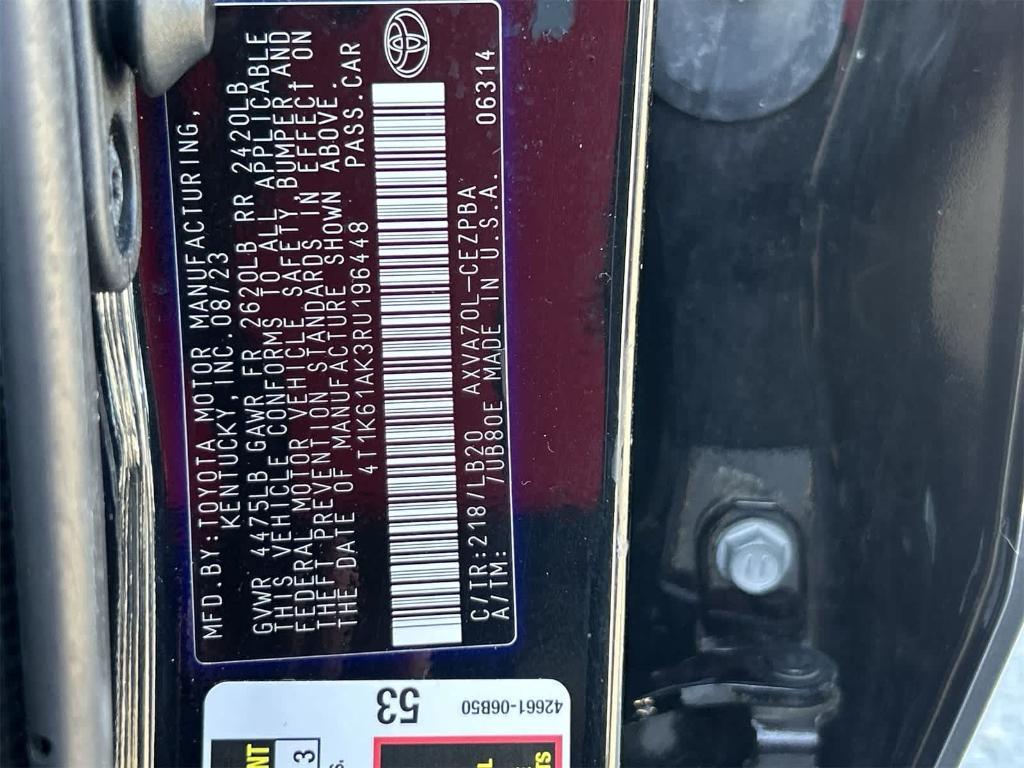 used 2024 Toyota Camry car, priced at $25,990