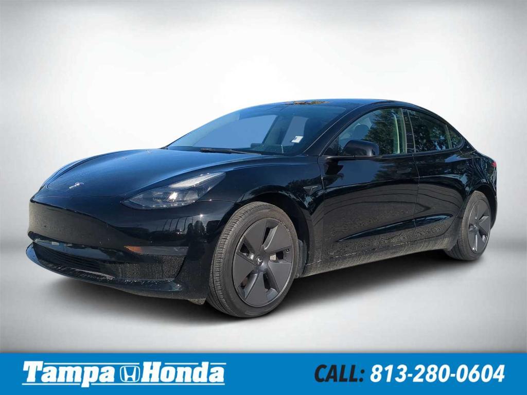 used 2023 Tesla Model 3 car, priced at $25,499
