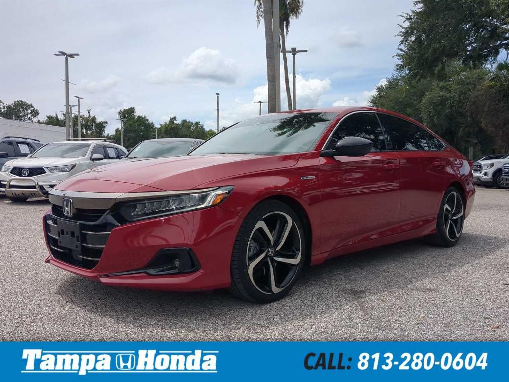 used 2022 Honda Accord Hybrid car, priced at $18,499