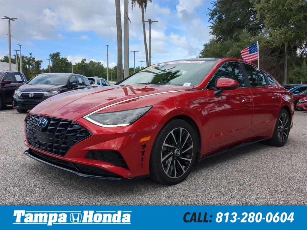used 2021 Hyundai Sonata car, priced at $15,998