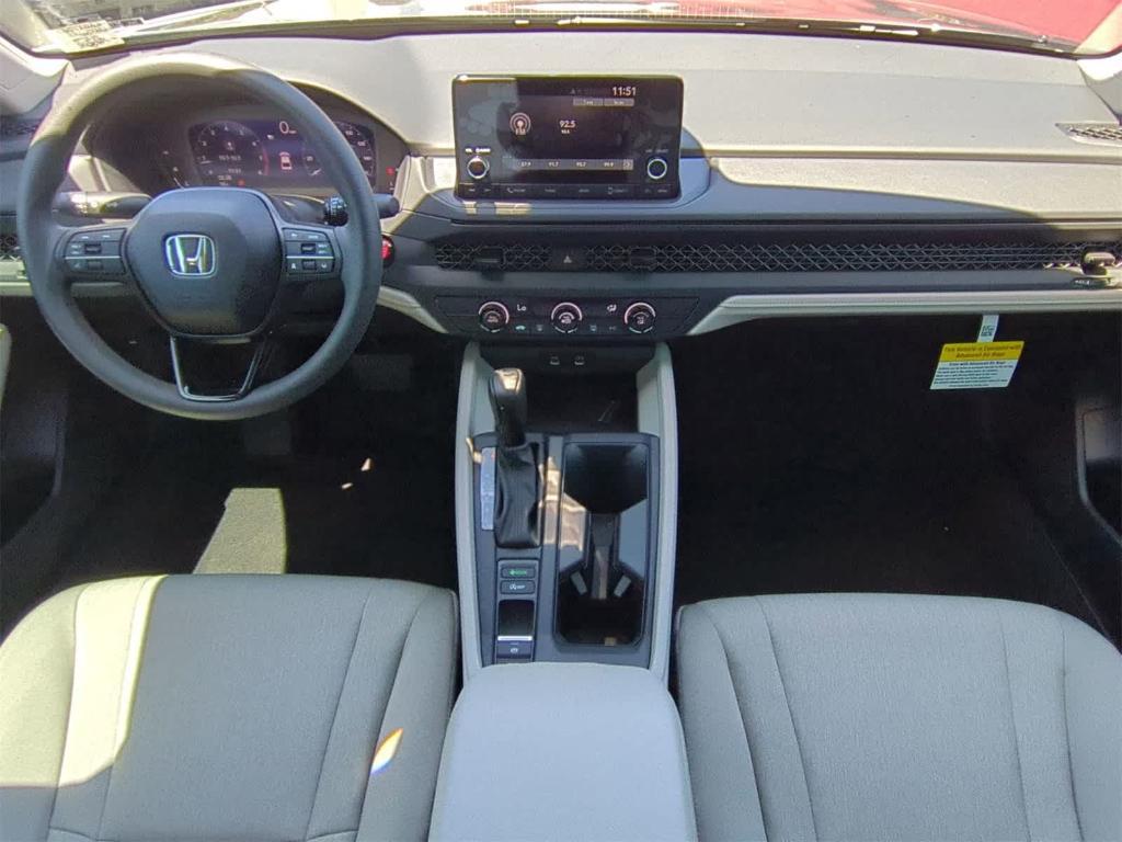 new 2025 Honda Accord car, priced at $28,510