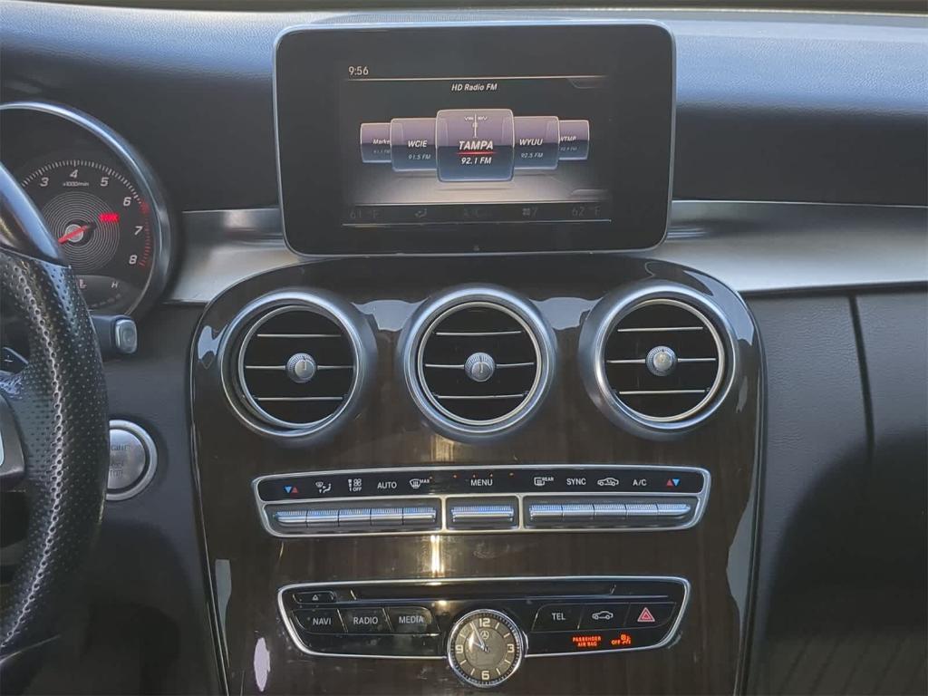 used 2018 Mercedes-Benz C-Class car, priced at $17,999