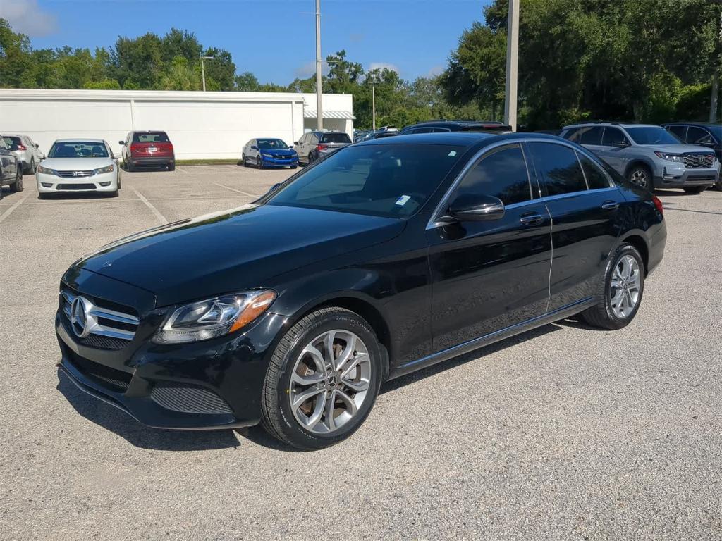 used 2018 Mercedes-Benz C-Class car, priced at $17,999