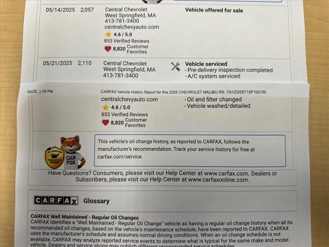 used 2025 Chevrolet Malibu car, priced at $25,995