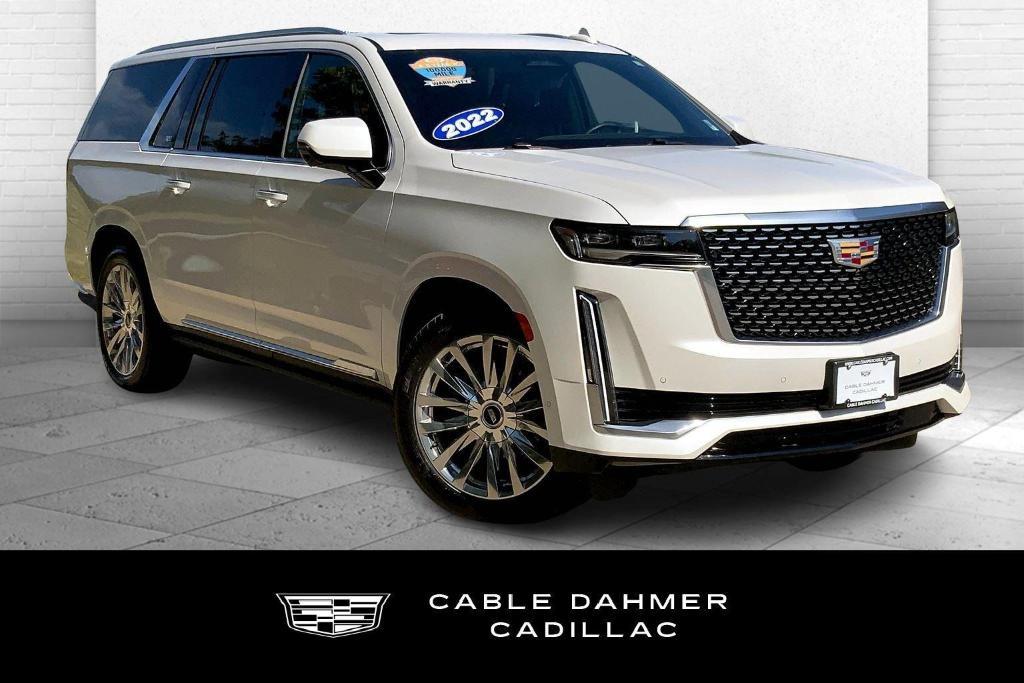 used 2022 Cadillac Escalade ESV car, priced at $57,731