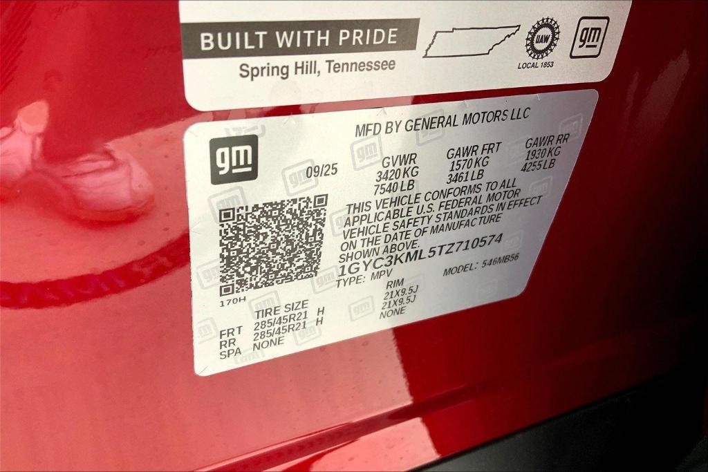 new 2026 Cadillac VISTIQ car, priced at $80,315