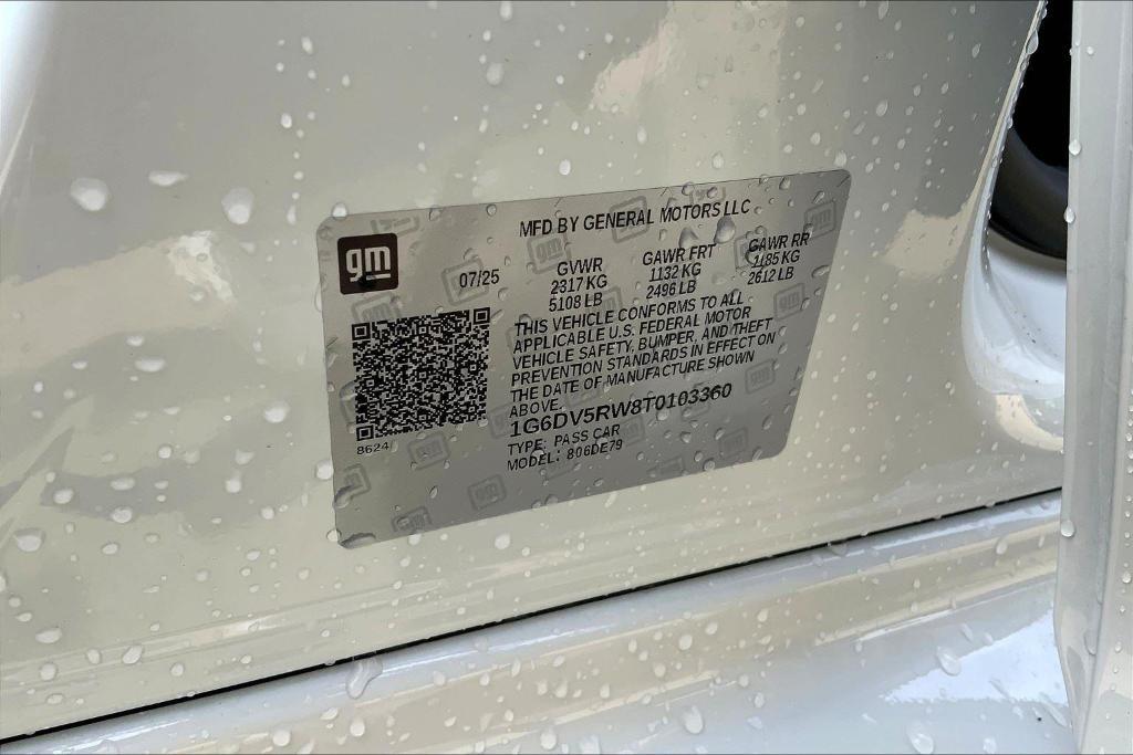 new 2026 Cadillac CT5-V car, priced at $66,489