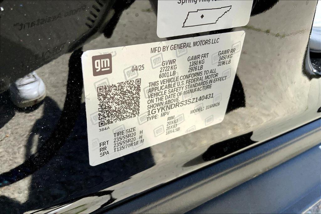 new 2025 Cadillac XT5 car, priced at $59,789