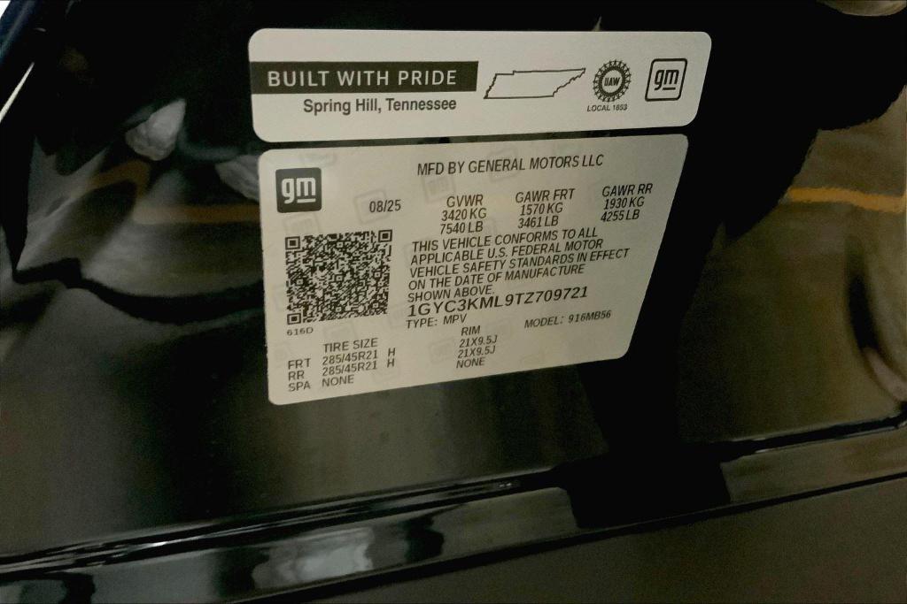 new 2026 Cadillac VISTIQ car, priced at $80,910