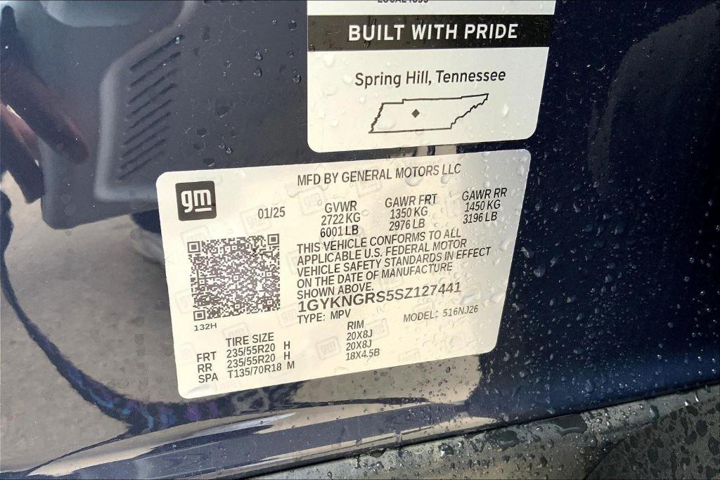 new 2025 Cadillac XT5 car, priced at $61,690