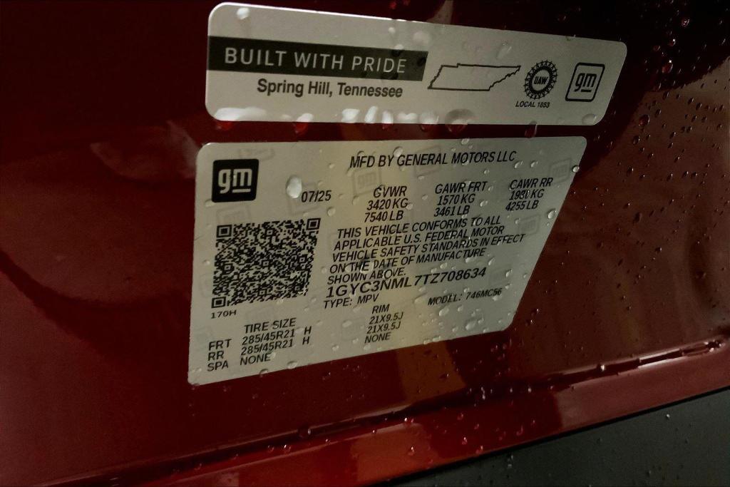 new 2026 Cadillac VISTIQ car, priced at $83,833