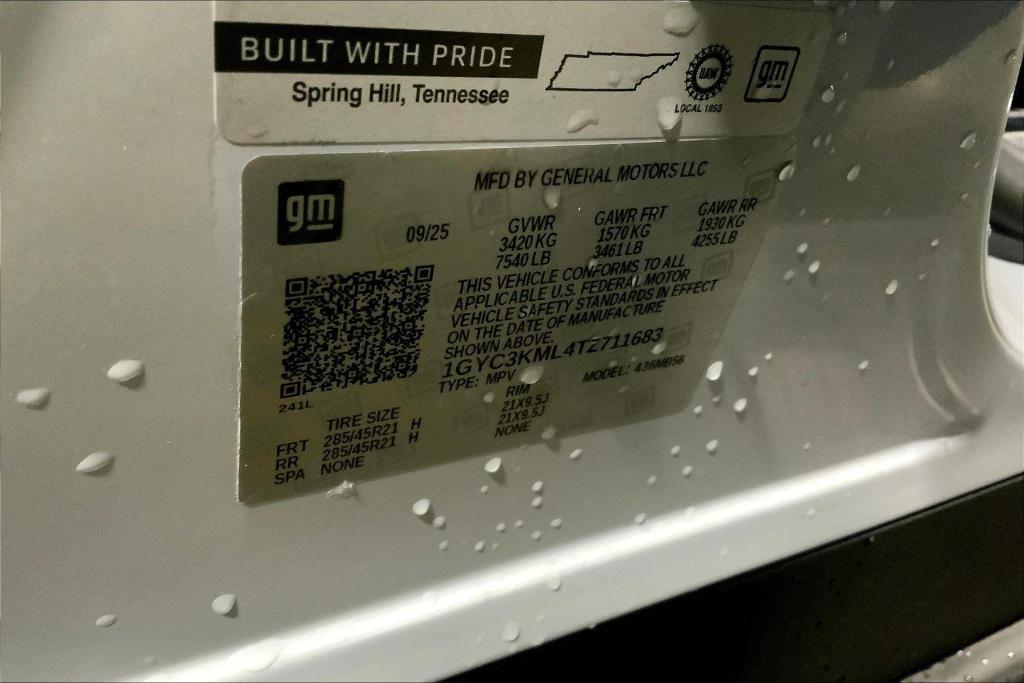 new 2026 Cadillac VISTIQ car, priced at $82,110