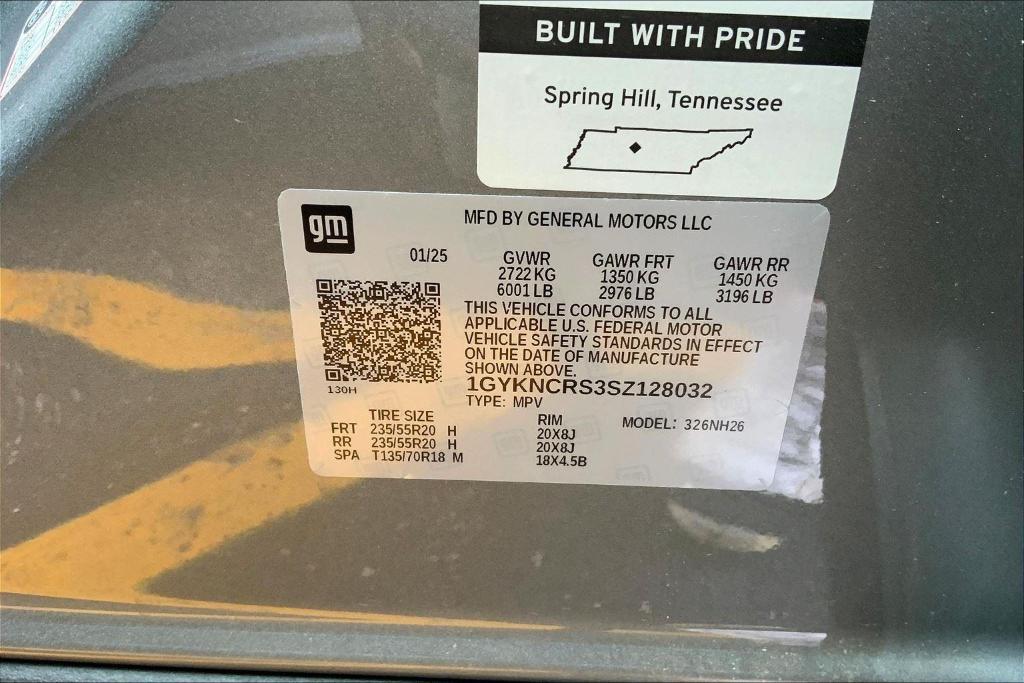new 2025 Cadillac XT5 car, priced at $54,840