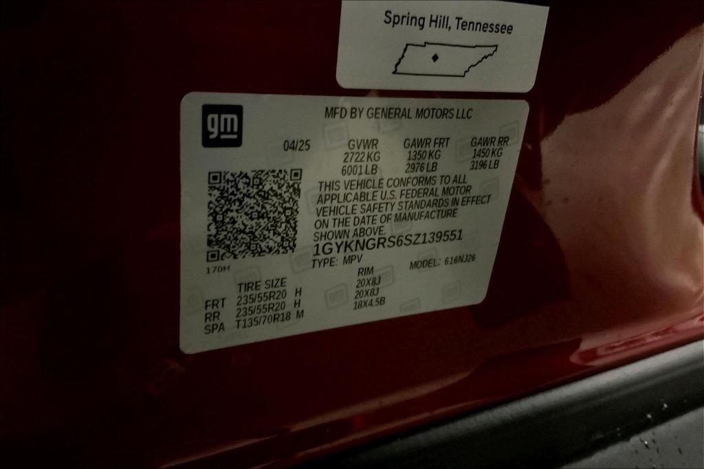 new 2025 Cadillac XT5 car, priced at $63,690