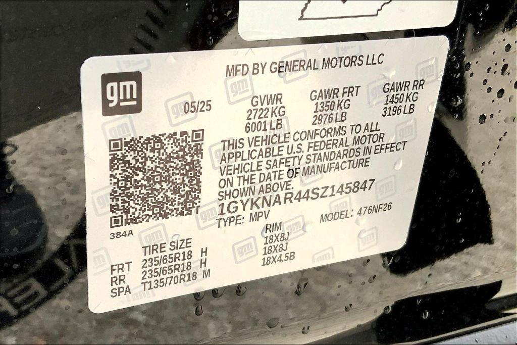 new 2025 Cadillac XT5 car, priced at $45,415
