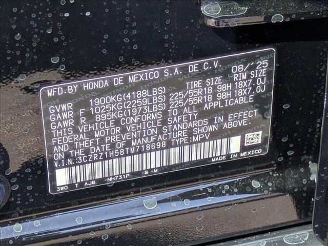 new 2026 Honda HR-V car, priced at $28,334