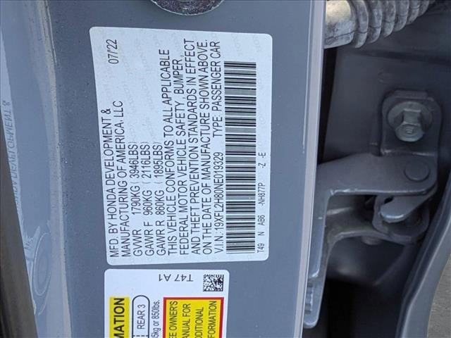 used 2022 Honda Civic car, priced at $25,991