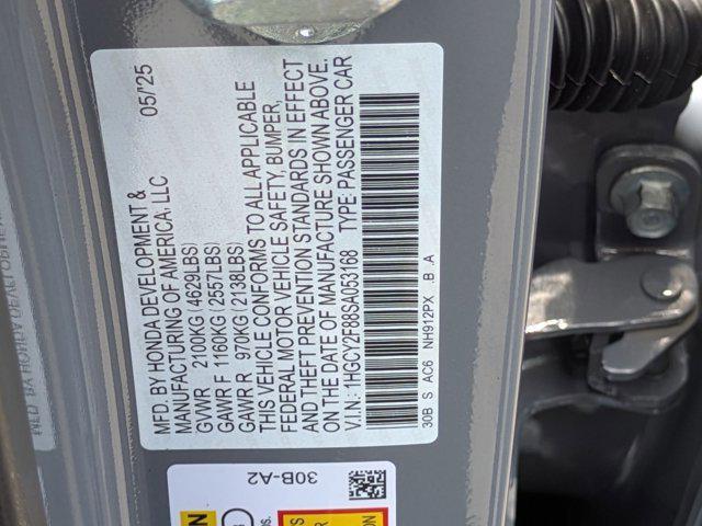 new 2025 Honda Accord Hybrid car, priced at $38,325
