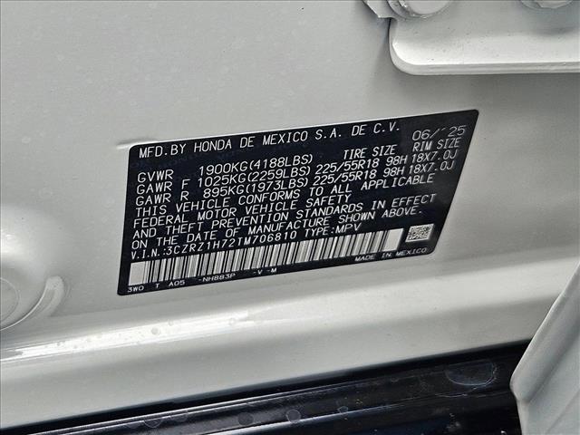 new 2026 Honda HR-V car, priced at $30,681