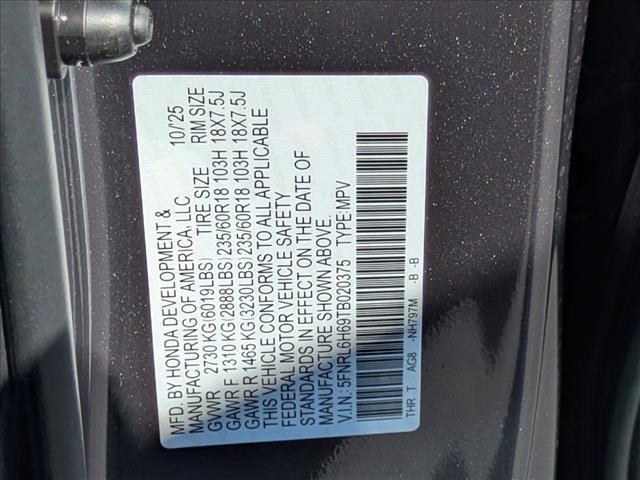 new 2026 Honda Odyssey car, priced at $41,938